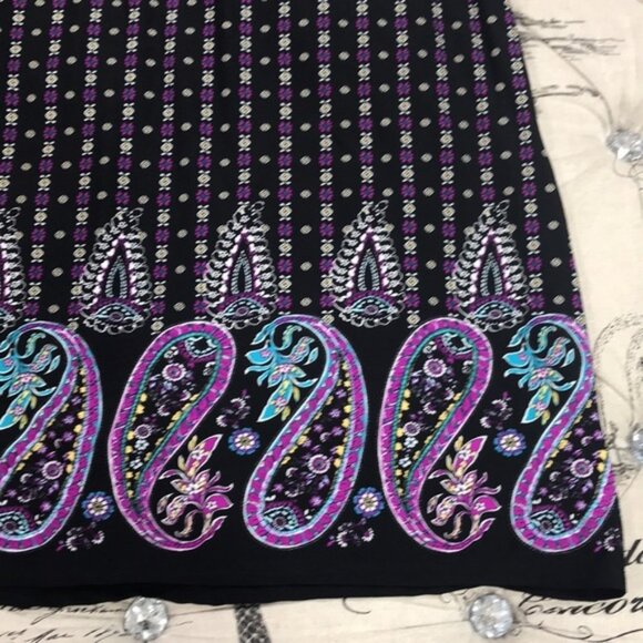 CeCe Paisley-Print Flutter Sleeve Dress - Picture 4 of 6